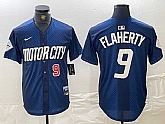 Men's Detroit Tigers #9 Jack Flaherty Number 2024 Navy City Connect Cool Base Limited Stitched Jersey,baseball caps,new era cap wholesale,wholesale hats