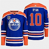 Men's Edmonton Oilers #10 Derek Ryan Royal 2024 Stanley Cup Final Patch Stitched Jersey Dzhi,baseball caps,new era cap wholesale,wholesale hats