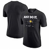 Men's Indiana Pacers Black Just Do It T-Shirt,baseball caps,new era cap wholesale,wholesale hats