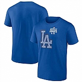 Men's Los Angeles Dodgers Royal 2024 World Tour Seoul Series Legend Performance T-Shirt,baseball caps,new era cap wholesale,wholesale hats