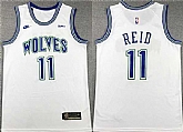 Men's Minnesota Timberwolves #11 Naz Reid White City Edition Stitched Jersey,baseball caps,new era cap wholesale,wholesale hats