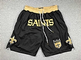 Men's New Orleans Saints Black Just Don Shorts,baseball caps,new era cap wholesale,wholesale hats