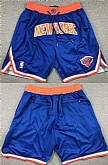 Men's New Yok Knicks Royal Shorts,baseball caps,new era cap wholesale,wholesale hats