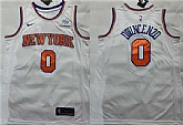 Men's New York Knicks #0 Donte DiVincenzo White Stitched Basketball Jersey,baseball caps,new era cap wholesale,wholesale hats