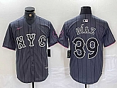 Men's New York Mets #39 Edwin Diaz Gray 2024 City Connect Cool Base Jersey,baseball caps,new era cap wholesale,wholesale hats