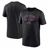 Men's New York Mets Black 2024 City Connect Legend Performance T-Shirt,baseball caps,new era cap wholesale,wholesale hats