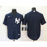 Men's Nike New York Yankees Blank Navy Blue Alternate Stitched Baseball Jersey,baseball caps,new era cap wholesale,wholesale hats