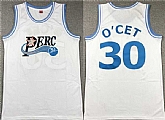 Men's Perc #30 O'Cet Movie White Stitched Basketball jersey,baseball caps,new era cap wholesale,wholesale hats