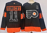 Men's Philadelphia Flyers #11 Travis Konecny Black Alternate Jersey,baseball caps,new era cap wholesale,wholesale hats