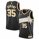 Men's Phoenix Suns #35 Kevin Durant Black Gold 2024 Select Series Stitched Jersey Dzhi,baseball caps,new era cap wholesale,wholesale hats