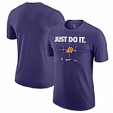 Men's Phoenix Suns Purple Just Do It T-Shirt,baseball caps,new era cap wholesale,wholesale hats