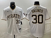 Men's Pittsburgh Pirates #30 Paul Skenes Nike White Home Limited Player Jersey,baseball caps,new era cap wholesale,wholesale hats