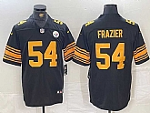 Men's Pittsburgh Steelers #54 Zach Frazier Black Color Rush Untouchable Limited Stitched Jersey,baseball caps,new era cap wholesale,wholesale hats