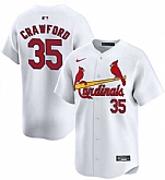 Men's St. Louis Cardinals #35 Brandon Crawford White Home Limited Stitched Baseball Jersey Dzhi,baseball caps,new era cap wholesale,wholesale hats