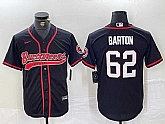 Men's Tampa Bay Buccaneers #62 Graham Barton Black Cool Base Stitched Baseball Jersey,baseball caps,new era cap wholesale,wholesale hats