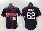 Men's Tampa Bay Buccaneers #62 Graham Barton Black Cool Base Stitched Baseball Jerseys,baseball caps,new era cap wholesale,wholesale hats