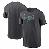 Men's Tampa Bay Rays Charcoal 2024 City Connect Legend Performance T-Shirt,baseball caps,new era cap wholesale,wholesale hats