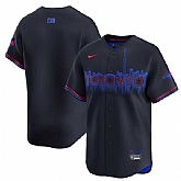 Men's Toronto Blue Jays Blank Black 2024 City Connect Limited Stitched Baseball Jersey Dzhi,baseball caps,new era cap wholesale,wholesale hats