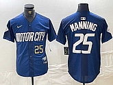 Mens Detroit Tigers #25 Matt Manning 2024 Number Navy City Connect Cool Base Limited Stitched Jersey,baseball caps,new era cap wholesale,wholesale hats