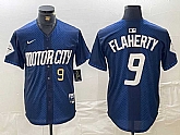 Mens Detroit Tigers #9 Jack Flaherty Number 2024 Navy City Connect Cool Base Limited Stitched Jersey,baseball caps,new era cap wholesale,wholesale hats