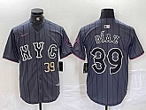 Mens New York Mets #39 Edwin Diaz Gray 2024 City Connect Cool Base Jersey,baseball caps,new era cap wholesale,wholesale hats