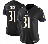 Women's Baltimore Ravens #31 Dalvin Cook Black Stitched Jersey Dzhi,baseball caps,new era cap wholesale,wholesale hats