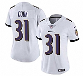 Women's Baltimore Ravens #31 Dalvin Cook White Stitched Jersey Dzhi,baseball caps,new era cap wholesale,wholesale hats