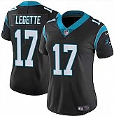 Women's Carolina Panthers #17 Xavier Legette Black 2024 Draft Vapor Stitched Jersey Dzhi,baseball caps,new era cap wholesale,wholesale hats