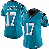 Women's Carolina Panthers #17 Xavier Legette Blue 2024 Draft Vapor Stitched Jersey Dzhi,baseball caps,new era cap wholesale,wholesale hats