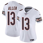 Women's Chicago Bears #13 Keenan Allen White 2024 Vapor Stitched Jersey Dzhi,baseball caps,new era cap wholesale,wholesale hats