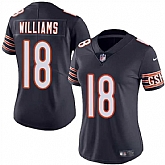 Women's Chicago Bears #18 Caleb Williams Navy 2024 Draft Vapor Stitched Jersey Dzhi,baseball caps,new era cap wholesale,wholesale hats