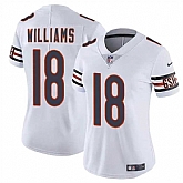 Women's Chicago Bears #18 Caleb Williams White 2024 Draft Vapor Stitched Jersey Dzhi,baseball caps,new era cap wholesale,wholesale hats