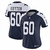 Women's Dallas Cowboys #60 Tyler Guyton Navy White 2024 Draft Vapor Thanksgiving Limited Stitched Jersey Dzhi,baseball caps,new era cap wholesale,wholesale hats