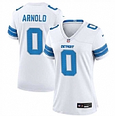 Women's Detroit Lions #0 Terrion Arnold White 2024 Stitched Jersey Dzhi,baseball caps,new era cap wholesale,wholesale hats