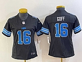 Women's Detroit Lions #16 Jared Goff Black 2024 F.U.S.E. 2nd Alternate Vapor Limited Stitched Jersey,baseball caps,new era cap wholesale,wholesale hats