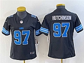 Women's Detroit Lions #97 Aidan Hutchinson Black 2024 F.U.S.E. 2nd Alternate Vapor Limited Stitched Jersey,baseball caps,new era cap wholesale,wholesale hats