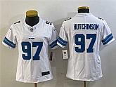 Women's Detroit Lions #97 Aidan Hutchinson White 2024 F.U.S.E. Vapor Limited Stitched Jersey,baseball caps,new era cap wholesale,wholesale hats