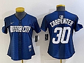 Women's Detroit Tigers #30 Kerry Carpenter 2024 Navy City Connect Cool Base Limited Stitched Jersey,baseball caps,new era cap wholesale,wholesale hats