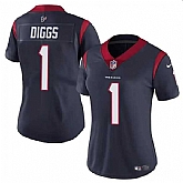 Women's Houston Texans #1 Stefon Diggs Navy Vapor Untouchable Limited Stitched Jersey Dzhi,baseball caps,new era cap wholesale,wholesale hats