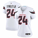 Women's Houston Texans #24 Derek Stingley Jr. White 2024 Stitched Jersey Dzhi,baseball caps,new era cap wholesale,wholesale hats