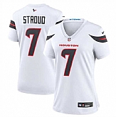 Women's Houston Texans #7 C.J. Stroud White 2024 Stitched Jersey Dzhi,baseball caps,new era cap wholesale,wholesale hats