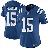 Women's Indianapolis Colts #15 Joe Flacco Blue Vapor Stitched Jersey Dzhi,baseball caps,new era cap wholesale,wholesale hats