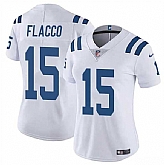 Women's Indianapolis Colts #15 Joe Flacco White Vapor Stitched Jersey Dzhi,baseball caps,new era cap wholesale,wholesale hats