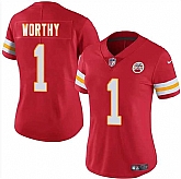 Women's Kansas City Chiefs #1 Xavier Worthy Red 2024 Draft Vapor Untouchable Limited Stitched Jersey Dzhi,baseball caps,new era cap wholesale,wholesale hats