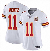 Women's Kansas City Chiefs #11 Carson Wentz White Vapor Untouchable Limited Stitched Jersey Dzhi,baseball caps,new era cap wholesale,wholesale hats