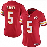 Women's Kansas City Chiefs #5 Hollywood Brown Red Vapor Untouchable Limited Stitched Jersey Dzhi,baseball caps,new era cap wholesale,wholesale hats