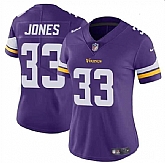 Women's Minnesota Vikings #33 Aaron Jones Purple Vapor Untouchable Limited Stitched Jersey Dzhi,baseball caps,new era cap wholesale,wholesale hats