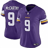 Women's Minnesota Vikings #9 J.J. McCarthy Purple 2024 Draft Vapor Stitched Jersey Dzhi,baseball caps,new era cap wholesale,wholesale hats