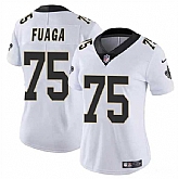 Women's New Orleans Saints #75 Taliese Fuaga White 2024 Draft Vapor Stitched Game Jersey Dzhi,baseball caps,new era cap wholesale,wholesale hats