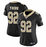 Women's New Orleans Saints #92 Chase Young Black Vapor Stitched Game Jersey Dzhi,baseball caps,new era cap wholesale,wholesale hats